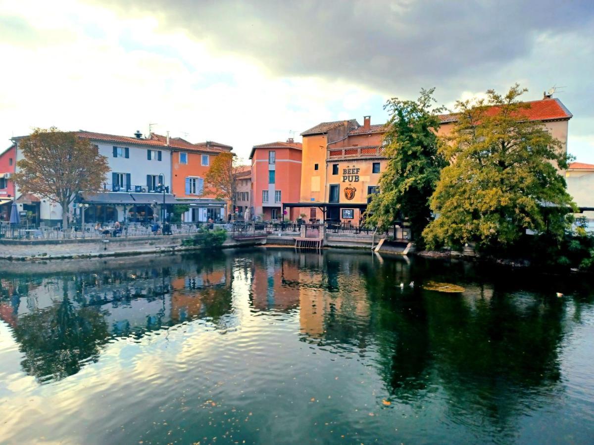 L'Isle Sur La Sorgue, Appartement 2 Pieces Jardin Parking Bagian luar foto